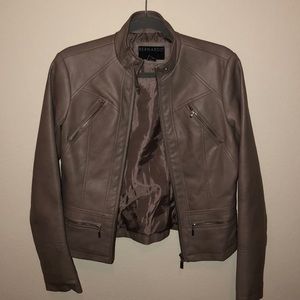 Leather jacket